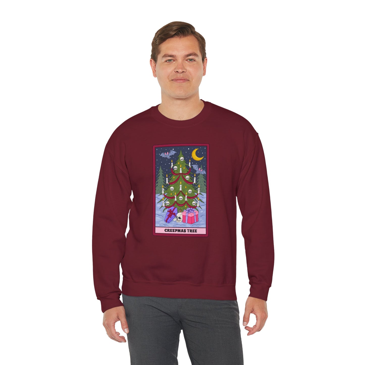 Creepmas Tree: Spooky Holiday Tarot  Pullover