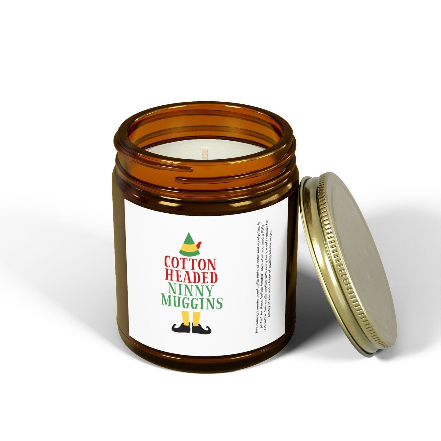 Cotton-Headed Ninny Muggins Scented Candle, Coconut Apricot Wax