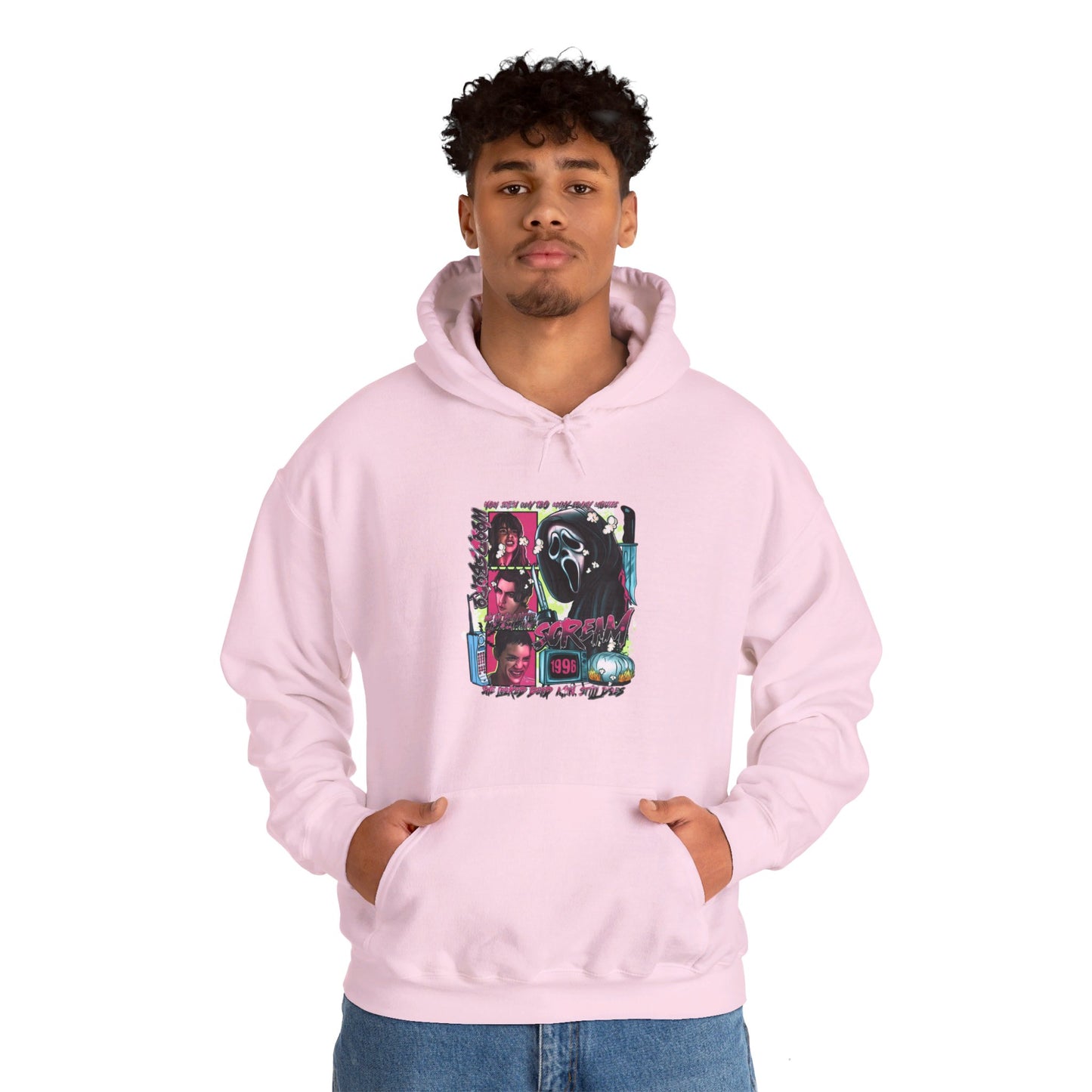 Neon Nightmare Scream Hoodie