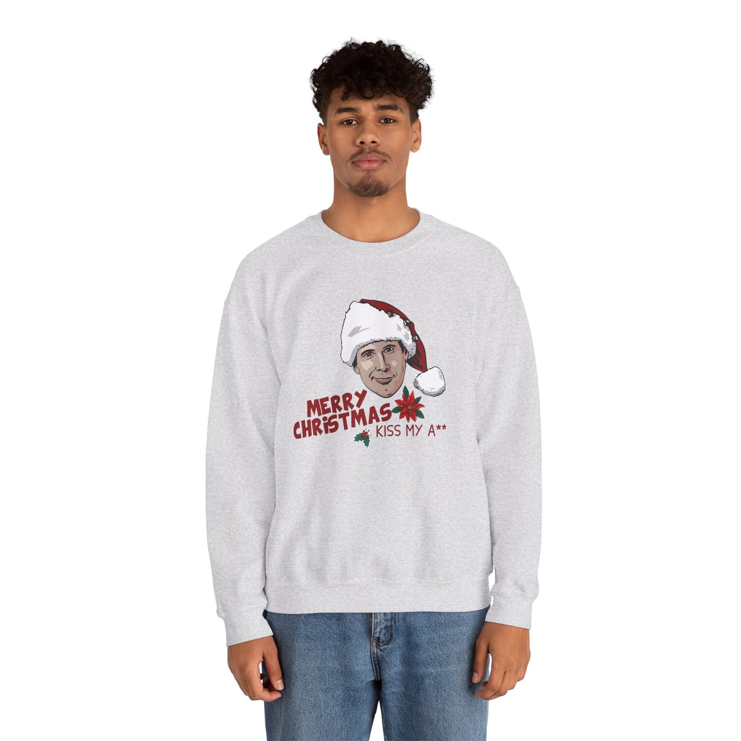 Kiss My A** Christmas Sweatshirt