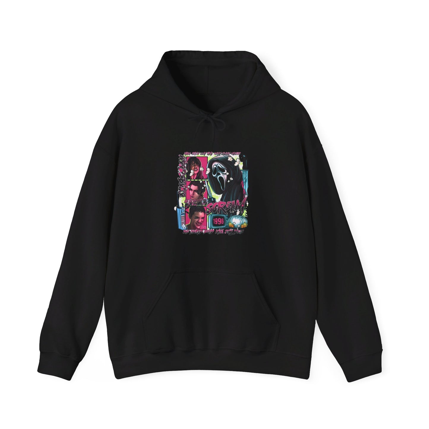 Neon Nightmare Scream Hoodie