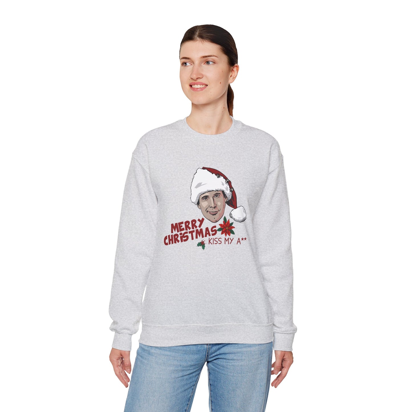 Kiss My A** Christmas Sweatshirt