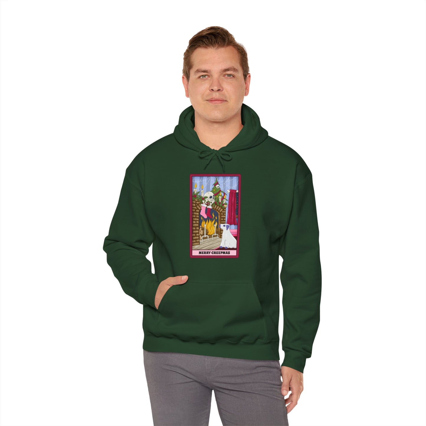 Merry Creepmas: Skeleton Holiday Tarot Hoodie