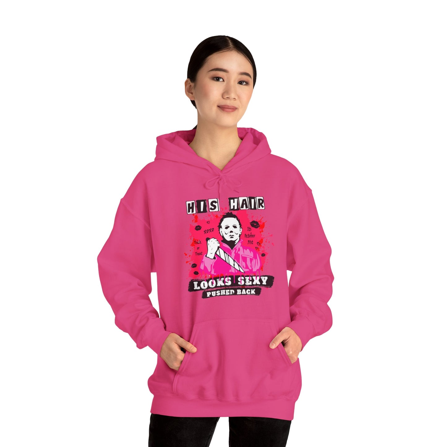 His Hair Looks Sexy Pushed Back Hoodie