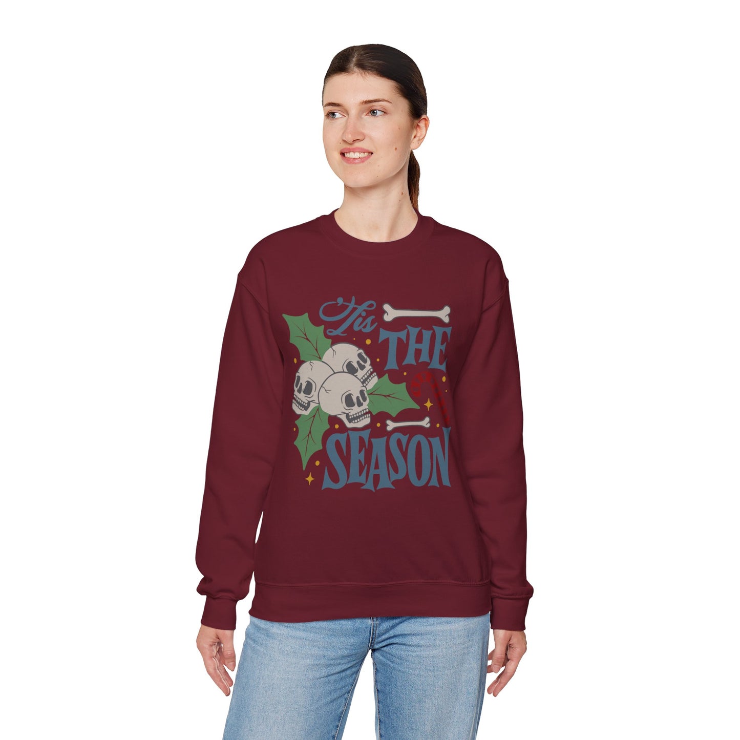 Tis the Season Skulls Sweatshirt