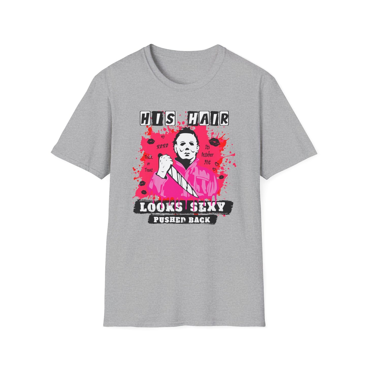 His Hair Looks Sexy Pushed Back Tee