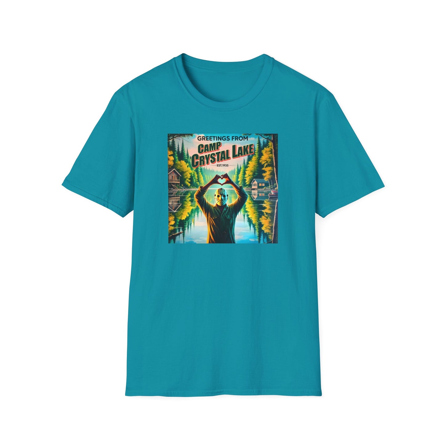 Camp Crystal Lake Greetings Tee