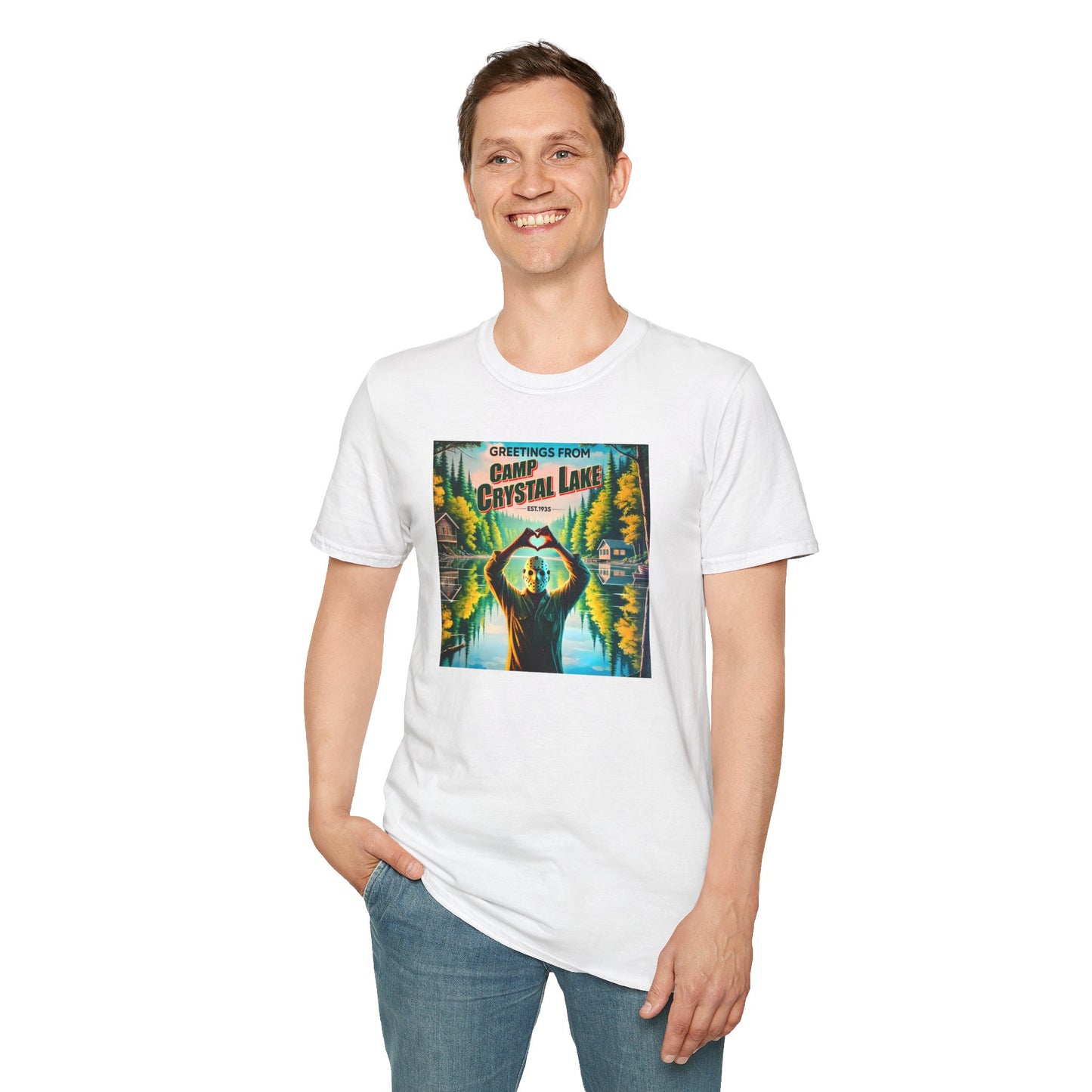 Camp Crystal Lake Greetings Tee