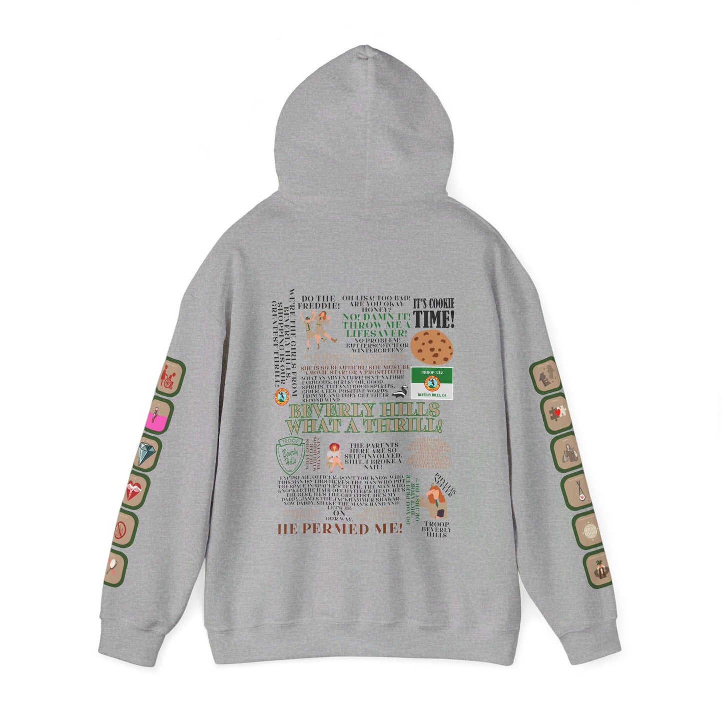 Troop Beverly Hills Quote Hoodie - Oodles of Patches