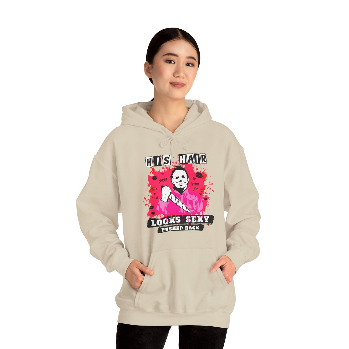 His Hair Looks Sexy Pushed Back Hoodie