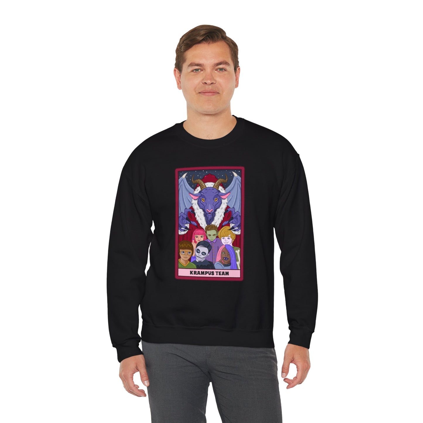 Krampus Team: Spooky Holiday Pullover