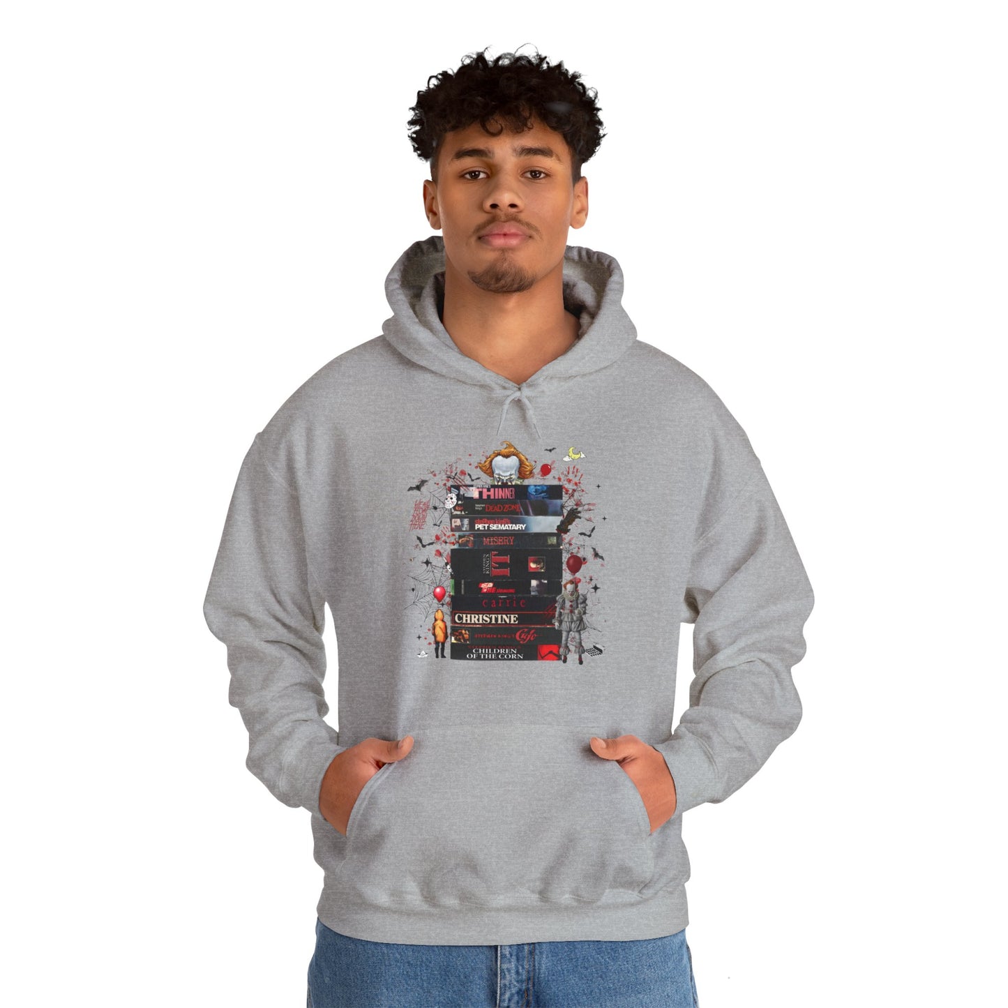 King of Horror Movie Stack Hoodie