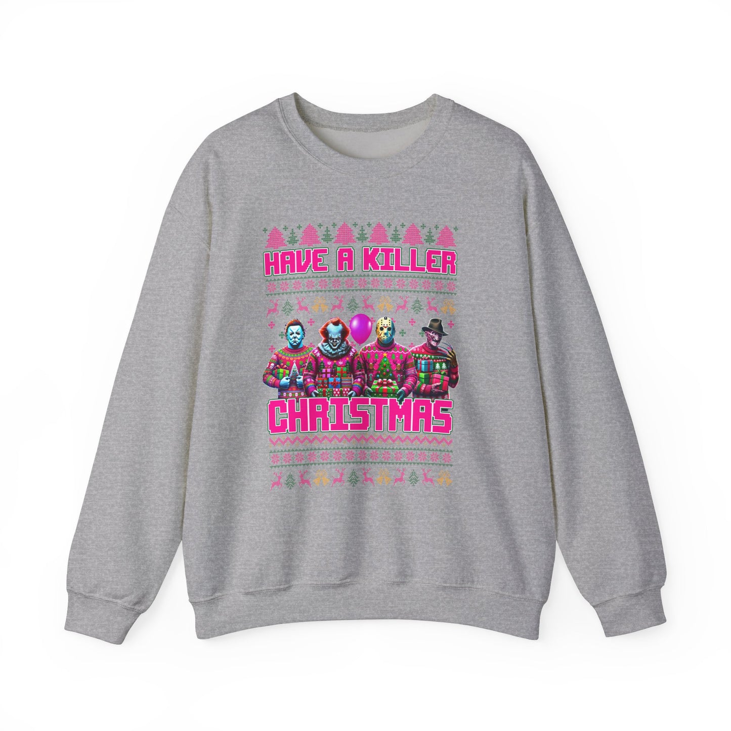 Psycho Pink Christmas Pullover