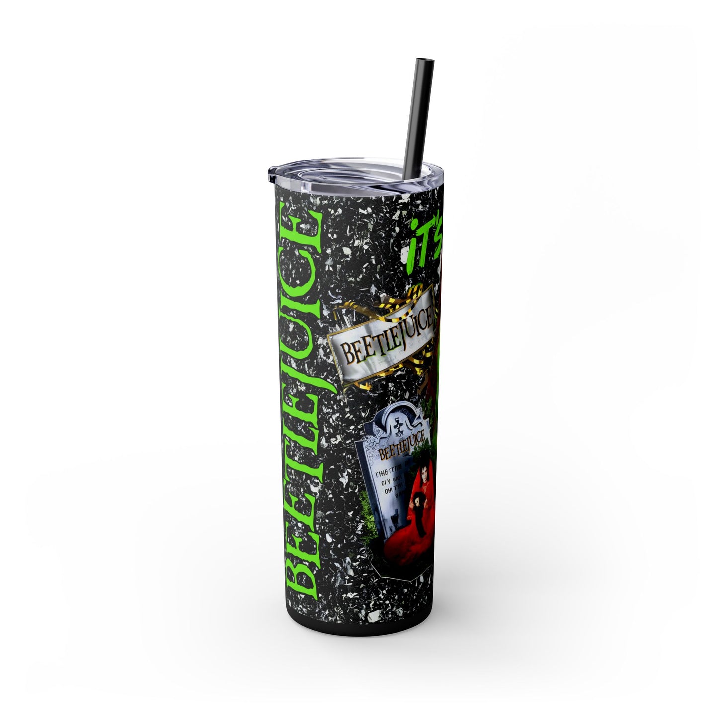 It's Showtime Skinny Tumbler with Straw, 20oz