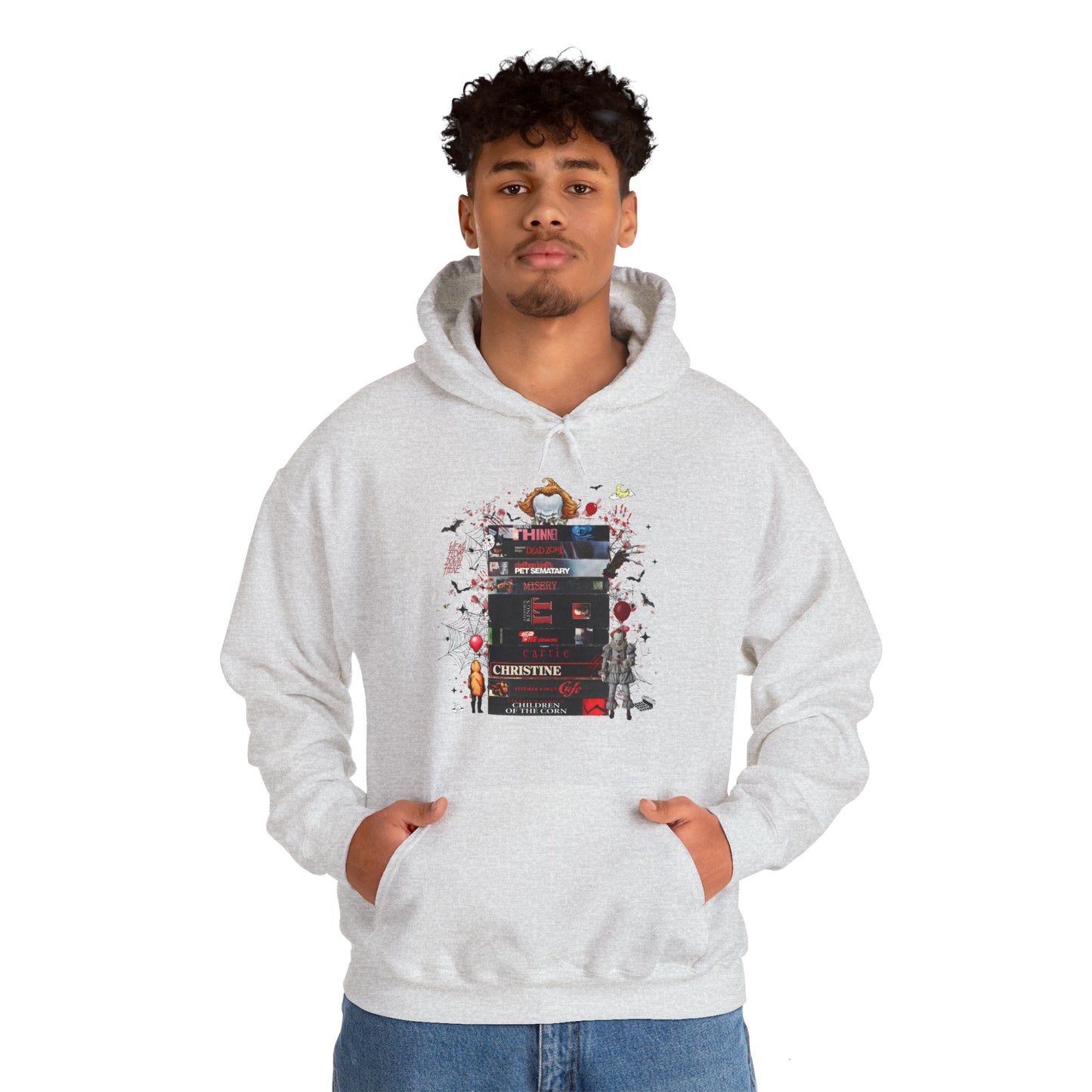 King of Horror Movie Stack Hoodie