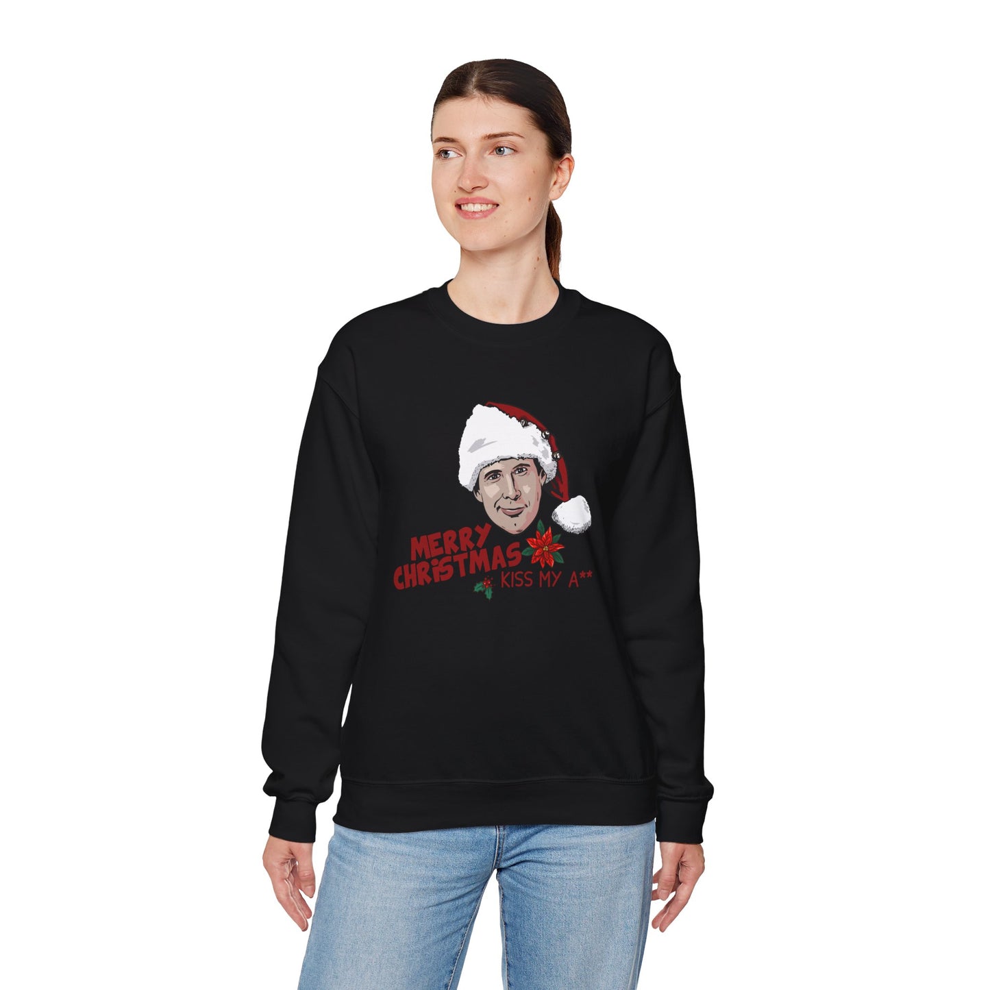 Kiss My A** Christmas Sweatshirt