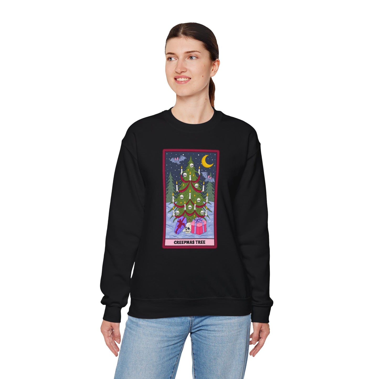 Creepmas Tree: Spooky Holiday Tarot  Pullover