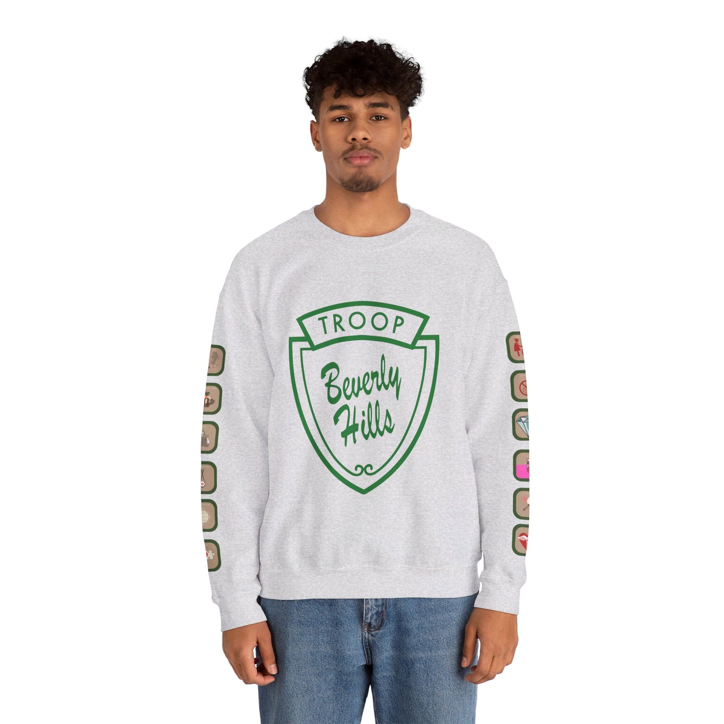 Troop Beverly Hills Quote Pullover - Oodles of Patches