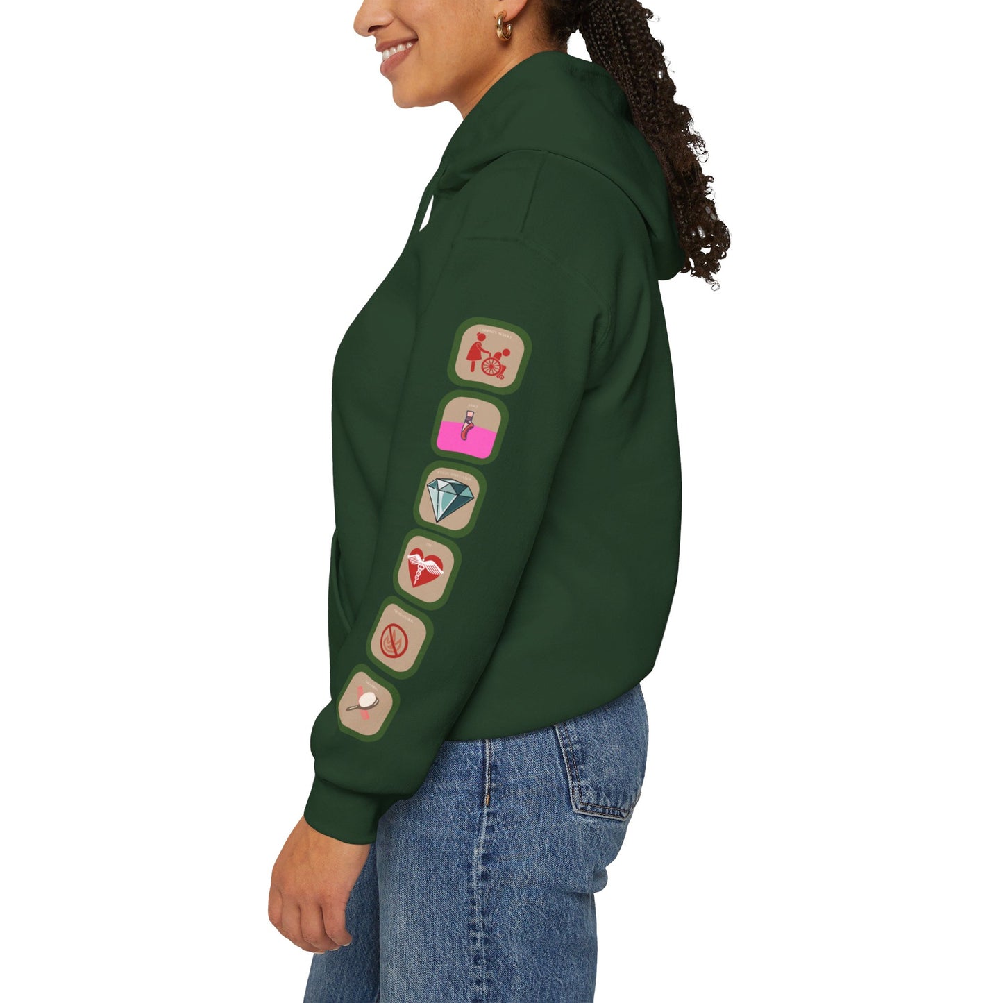 Troop Beverly Hills Logo Only Hoodie - Oodles of Patches