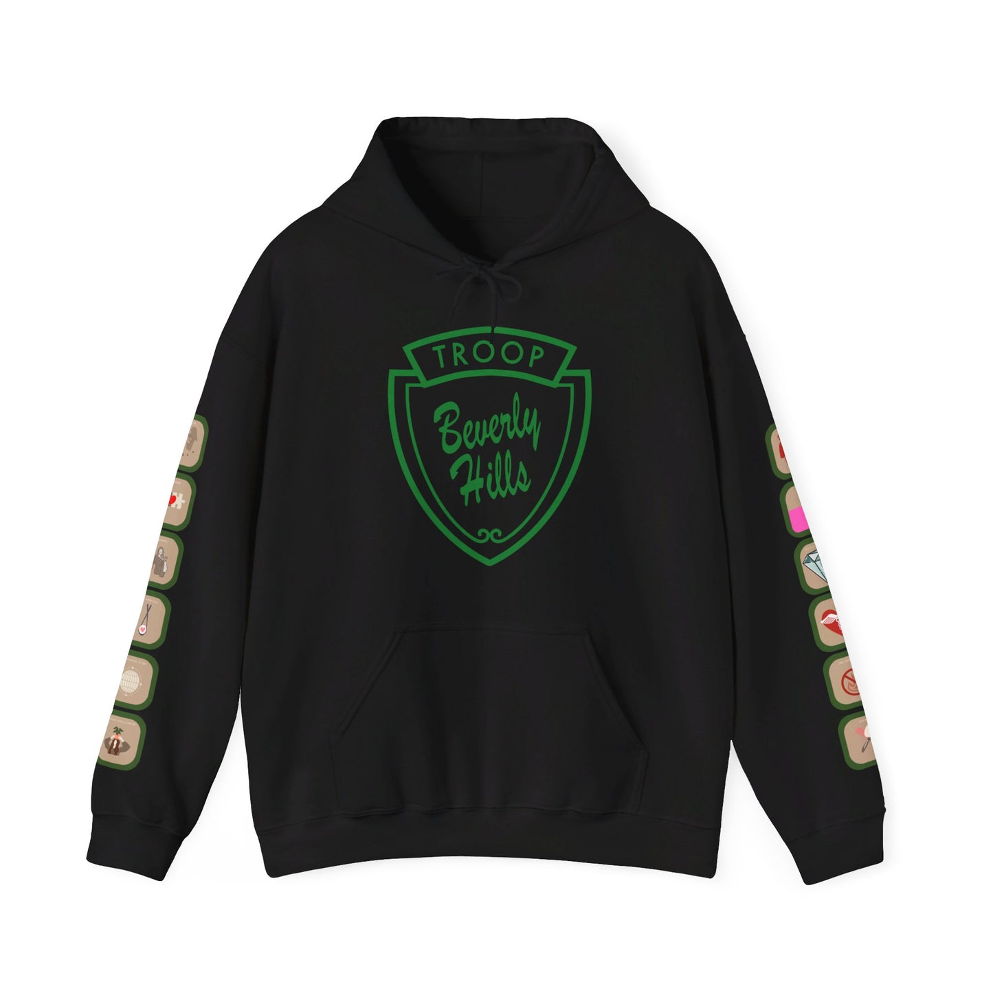 Troop Beverly Hills Logo Only Hoodie - Oodles of Patches