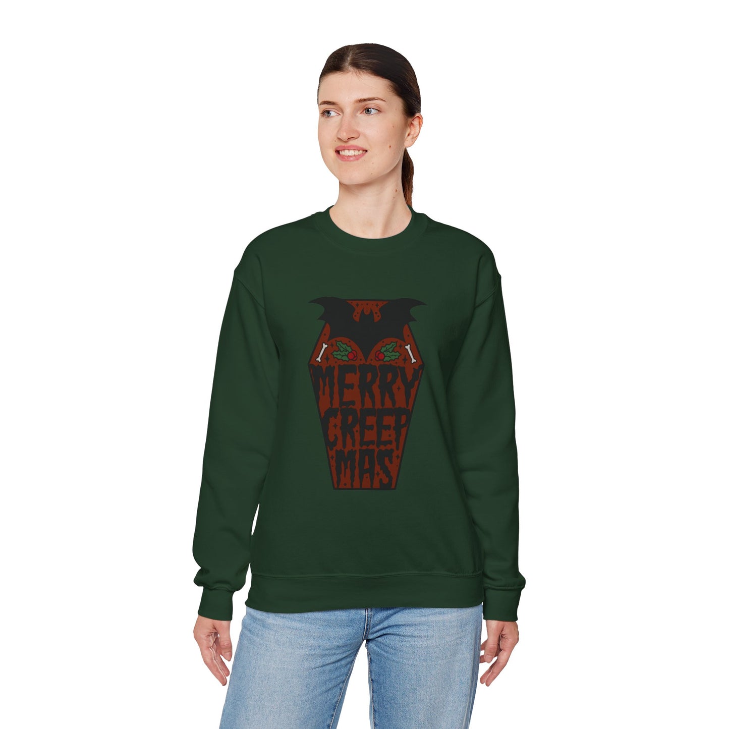 Merry Creepmas Coffin Sweatshirt