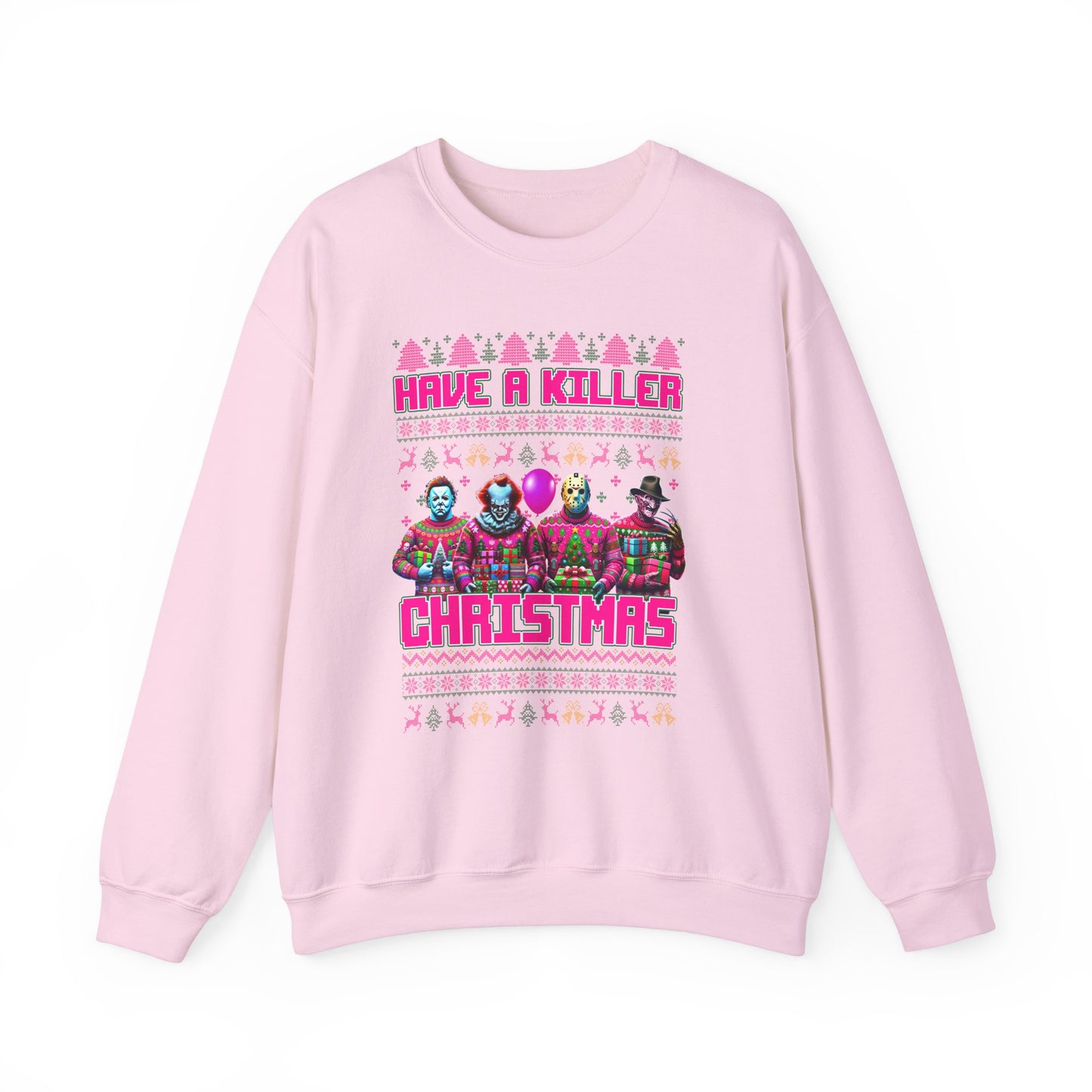 Psycho Pink Christmas Pullover