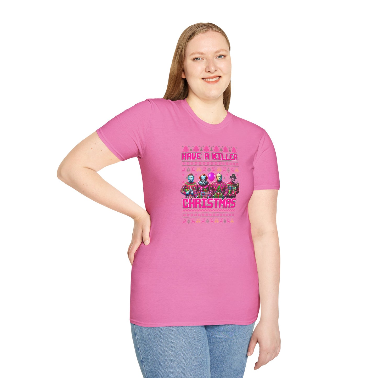 Psycho Pink Christmas Tee