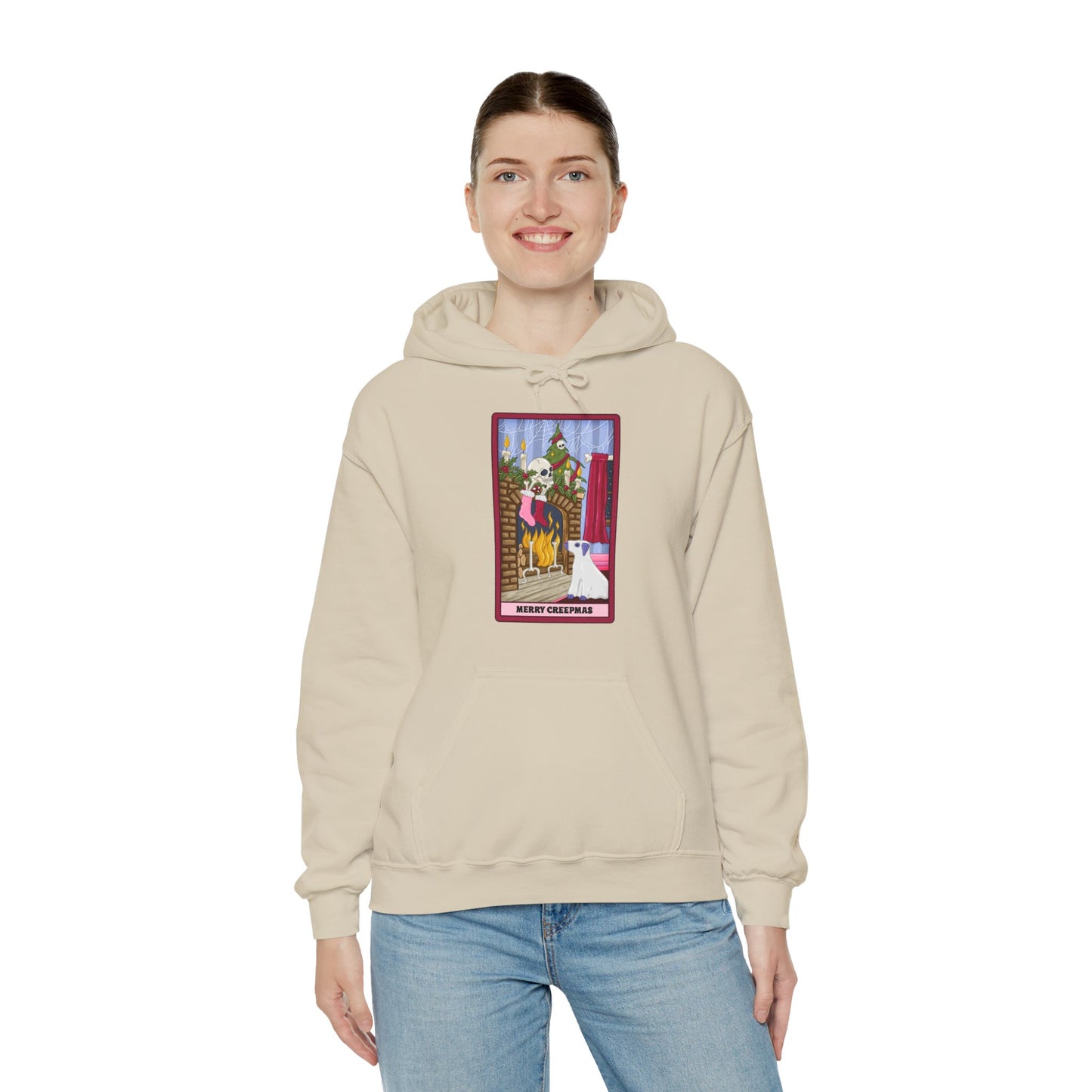 Merry Creepmas: Skeleton Holiday Tarot Hoodie