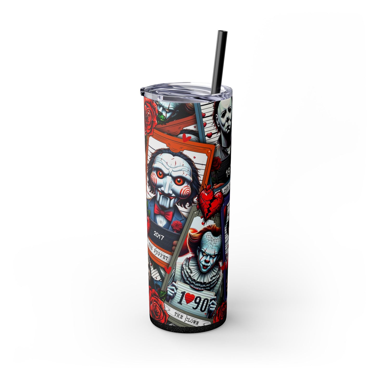 Slasher Lineup Tumbler – Horror Mugshots Edition