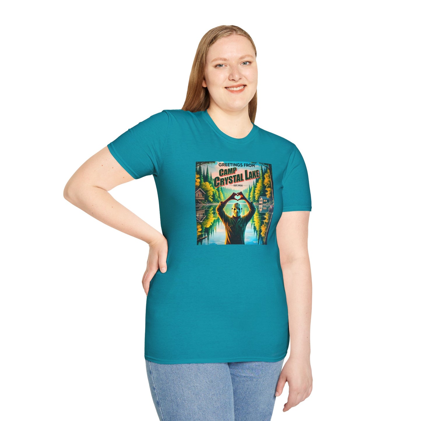 Camp Crystal Lake Greetings Tee