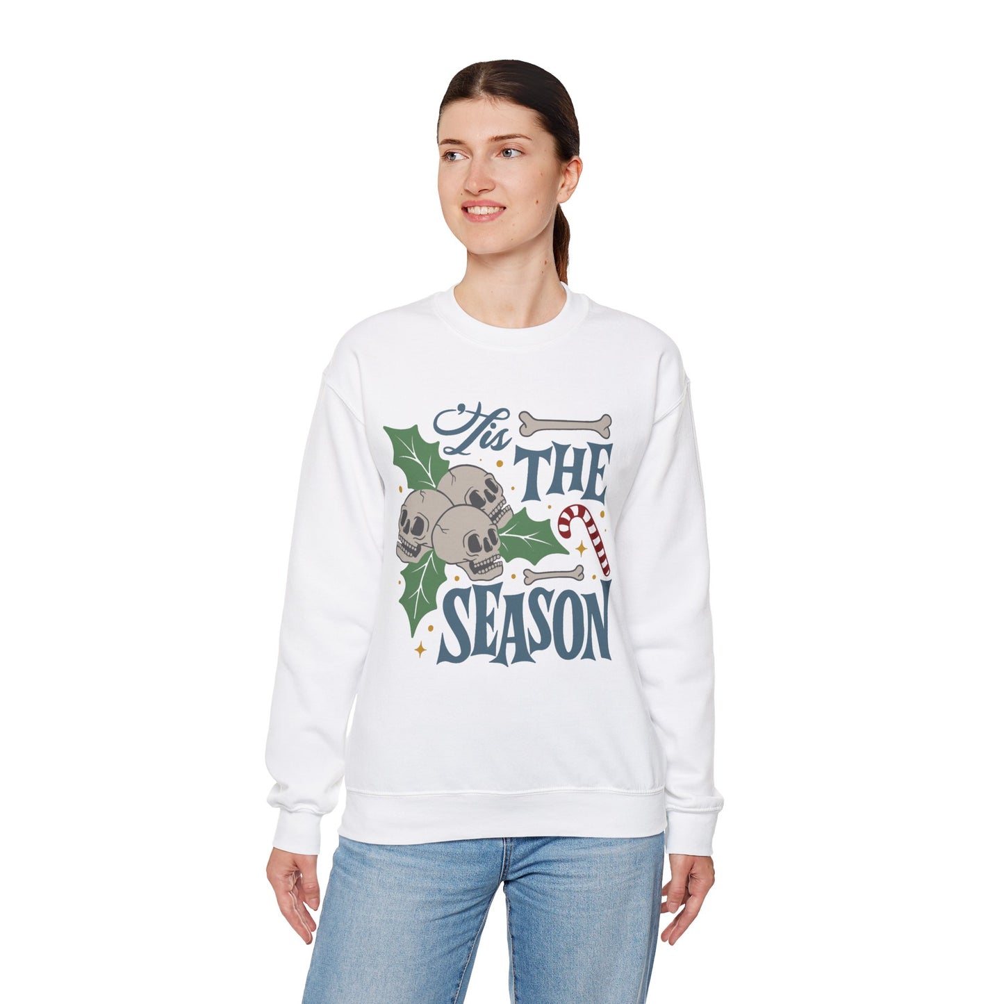 Tis the Season Skulls Sweatshirt