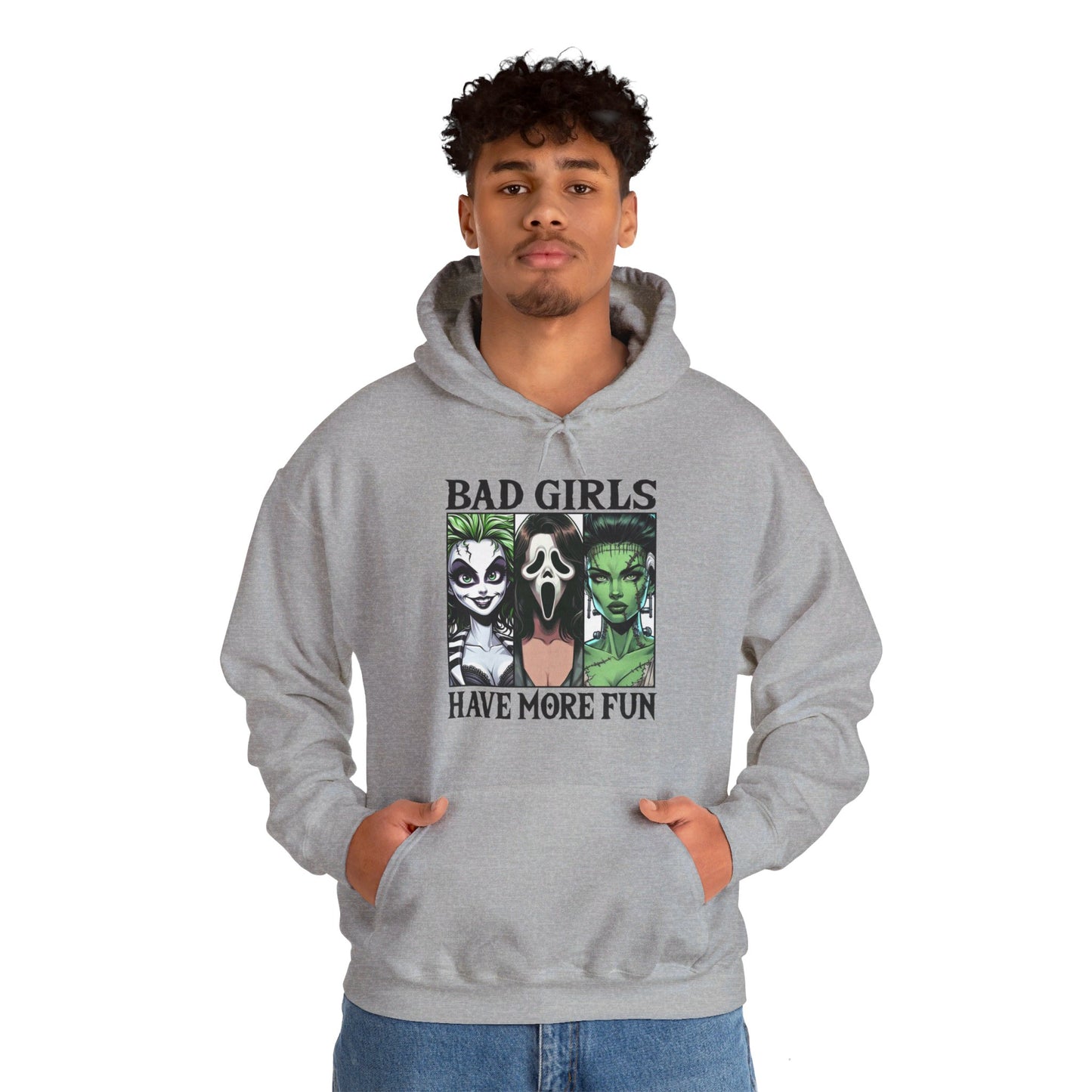 Bad Girls Have More Fun - Ghoulish Trio Hoodie