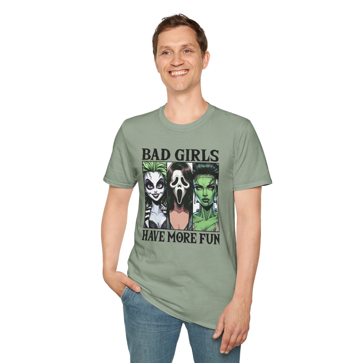 Bad Girls Have More Fun - Ghoulish Trio Tee