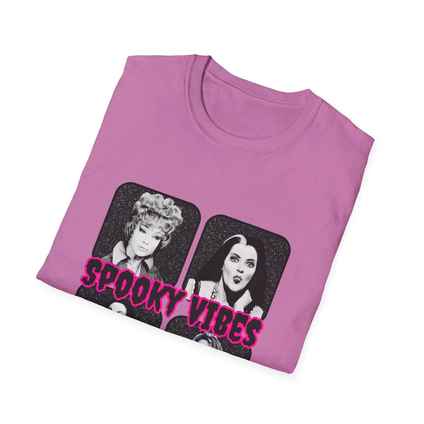 Spooky Vibes Tee - Pink Font