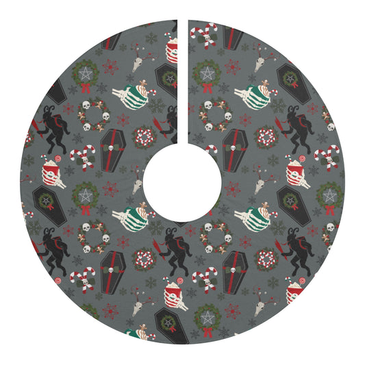 Krampus Christmas Tree Skirt