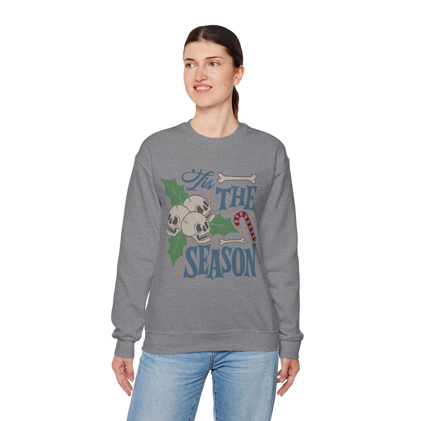 Tis the Season Skulls Sweatshirt