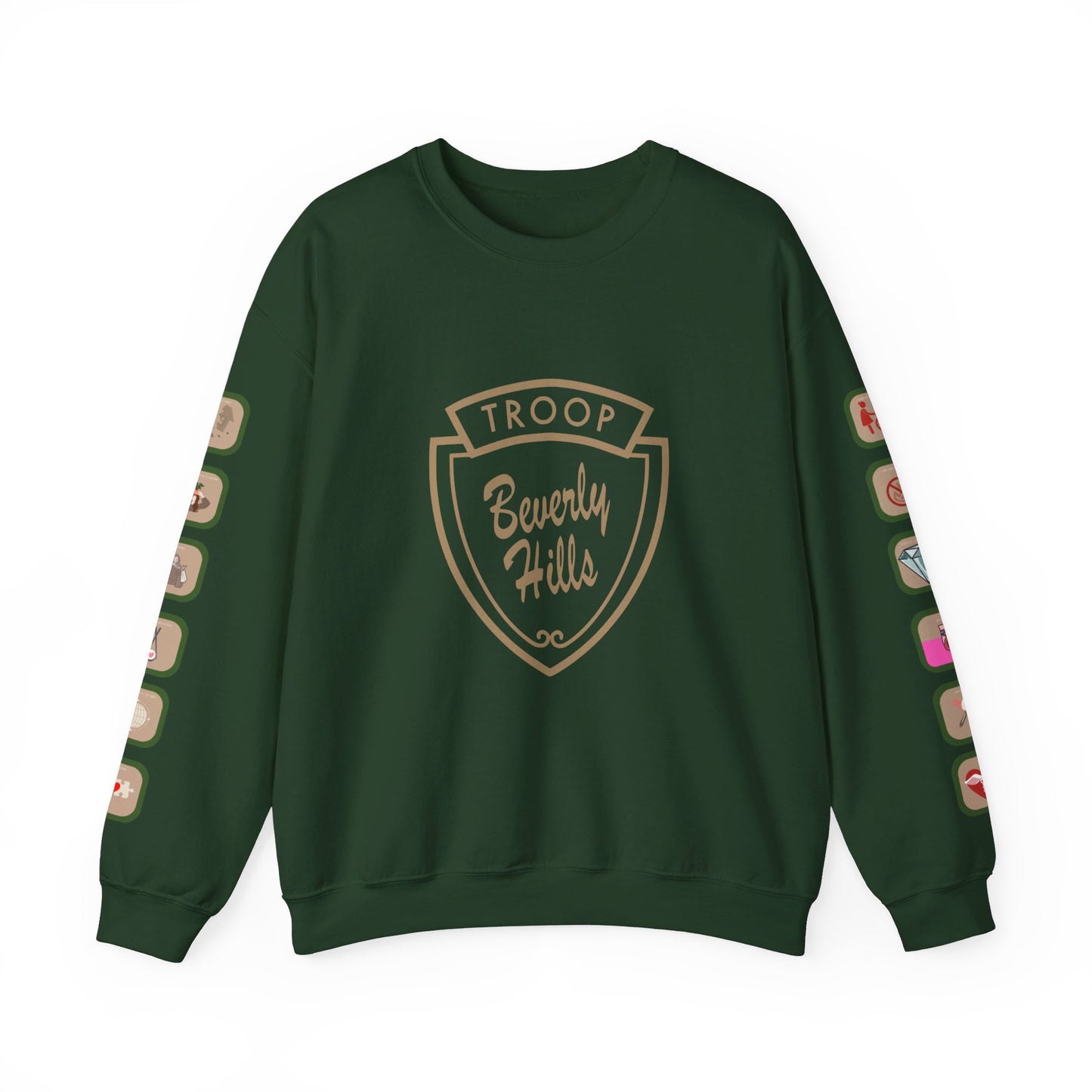 Troop Beverly Hills Quote Pullover - Oodles of Patches