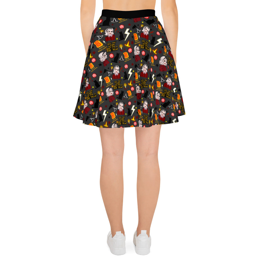 Hexed Academy Skater Skirt