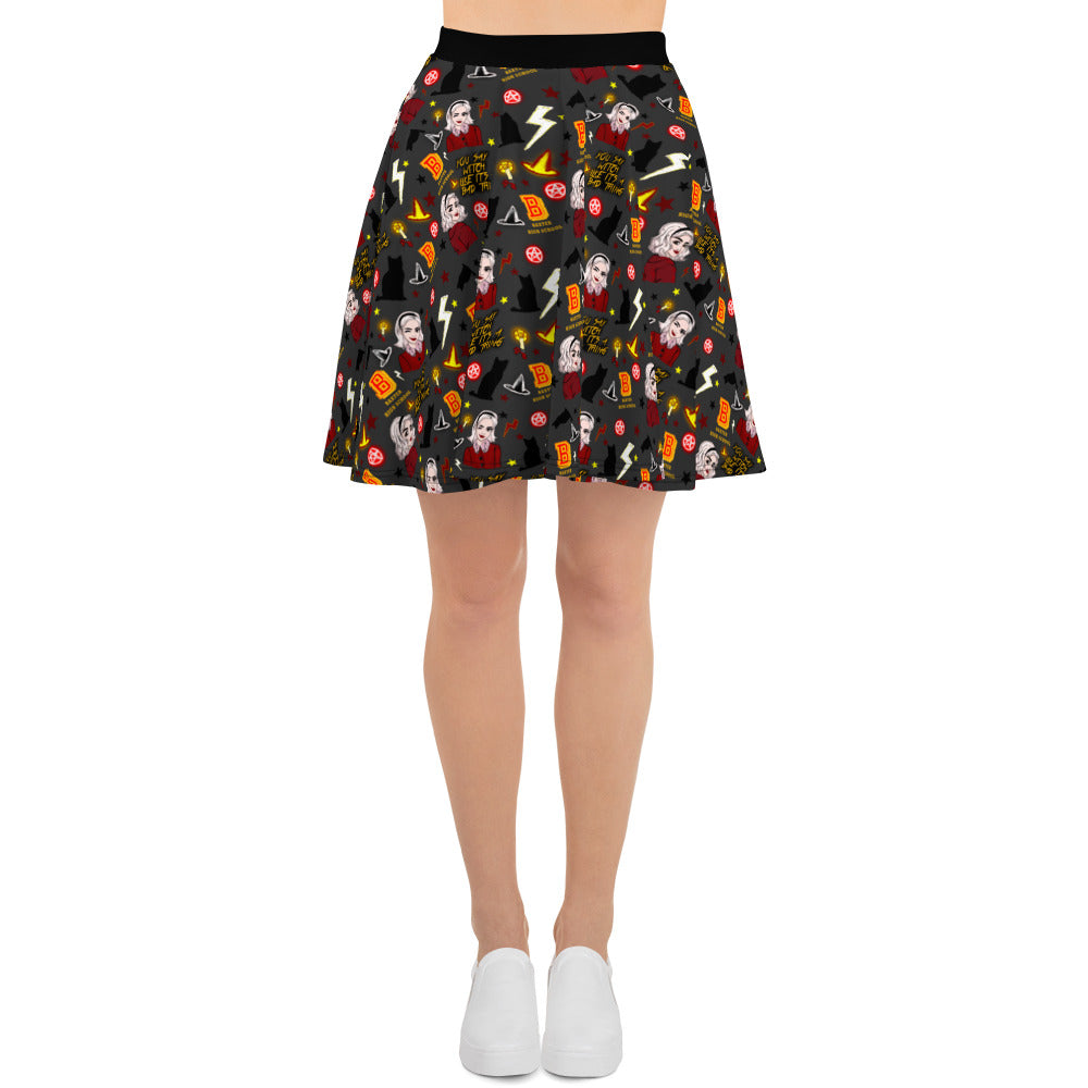 Hexed Academy Skater Skirt