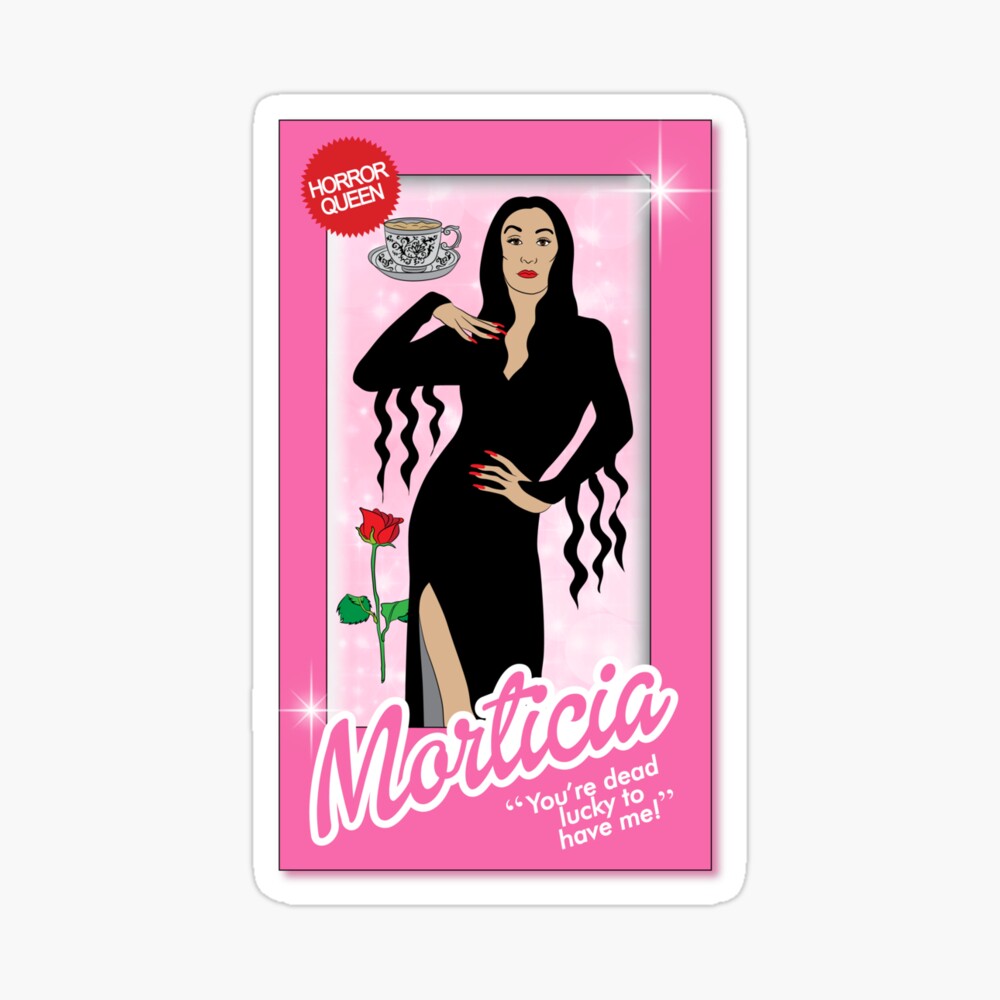 Horror Queen Barbie - Morticia Sticker